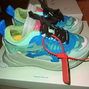 OFF-WHITE ODSY-1000 sneakers, color: Light green blue, size EU: 35 US: 5 UK: 2